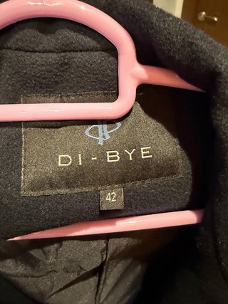 Abrigo DI BYE Negro Talla XL