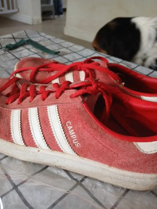 Zapatillas Adidas Campus Rojas