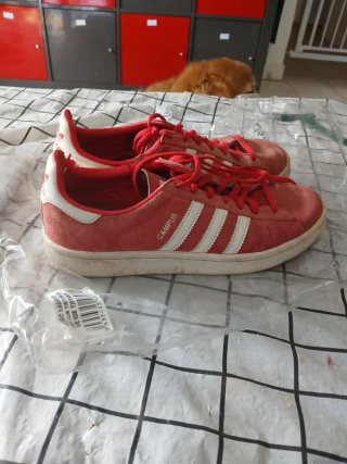Zapatillas Adidas Campus Rojas
