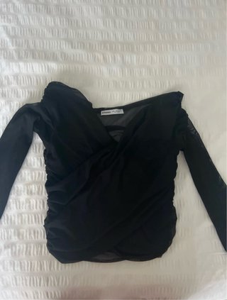 Top Zara Negro Talla Única