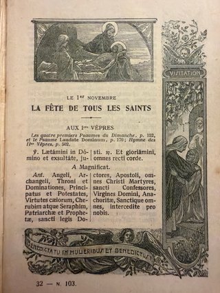 Messale Romano Antico 1923 con bosso