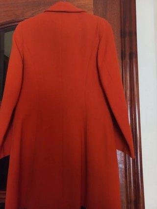 Abrigo Zara Talla 40 Naranja