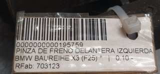 PINZA DE FRENO DELANTERA IZQUIERDA BMW X3 (F25) xDrive 20d