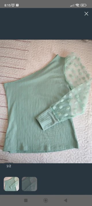 Blusa Shein Asimétrica Nueva