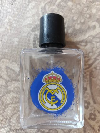 Real Madrid botella colonia vacia
