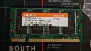 Memoria RAM Hynix 512MB DDR 333MHz CL2.5