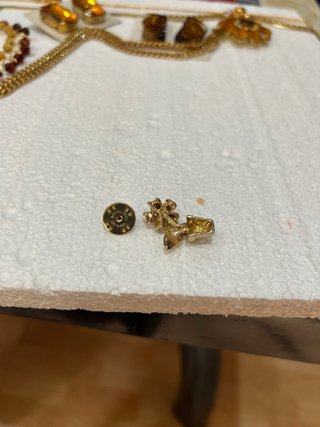 Broche Vintage Ballou 130 Years - Maceta Flor Amar