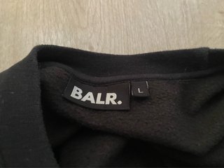 Sudadera BALR. Negra Talla L
