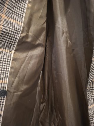 Blazer Americana de Cuadros Bershka Talla L