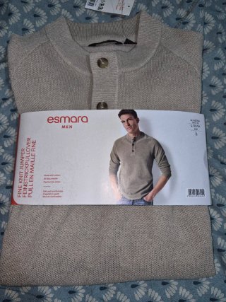 Jersey Esmara Hombre Talla L Beige