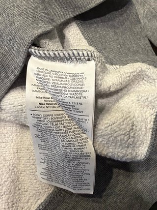 Sudadera Jordan Gris
