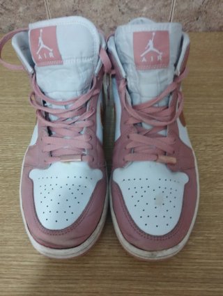 Deportivas Jordan Mujer Rosa y Blanco