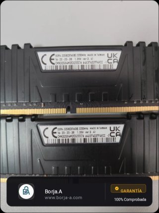 Memoria RAM Corsair Vengeance 32GB(2x16GB) 3200MHz