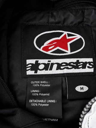 Chaqueta Alpinestars Negra y Blanca