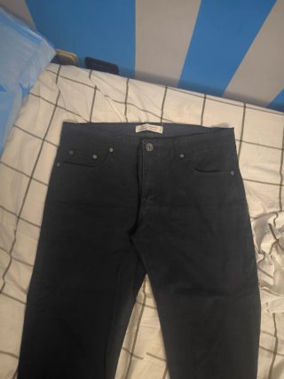 Pantaloni Chino Uomo Blu tg 50