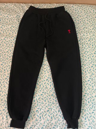 Pantalones de chándal Ami Paris negros
