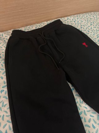 Pantalones de chándal Ami Paris negros