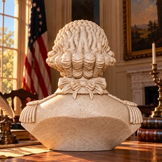 Busto de George Washington en 3D – Presidente USA