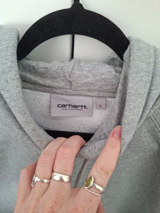 Sudadera Carhartt WIP Chase Gris Talla L