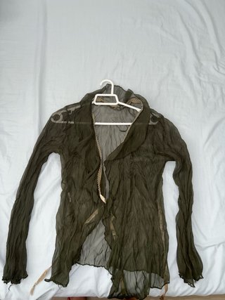 Blusa Verde Transparente