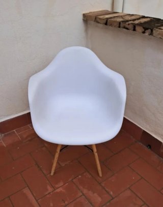 Silla estilo nórdico Eames