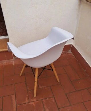 Silla estilo nórdico Eames