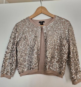 Chaqueta de fiesta H&M con lentejuelas