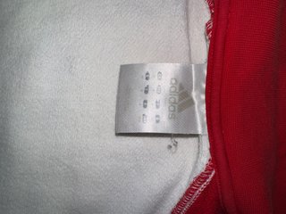 Adidas Sudadera Cremallera Roja Vintage 90s