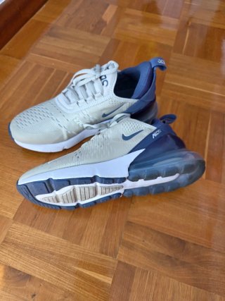 Zapatillas Nike Air Max 270 Mujer Beige/Azul