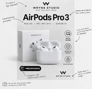 AIRPODS PRO 3 — NUEVOS Y PRECINTADOS