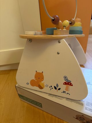 Mesa de actividades de madera Vertbaudet