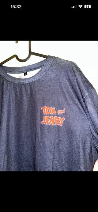 Camiseta Tom y Jerry Negra