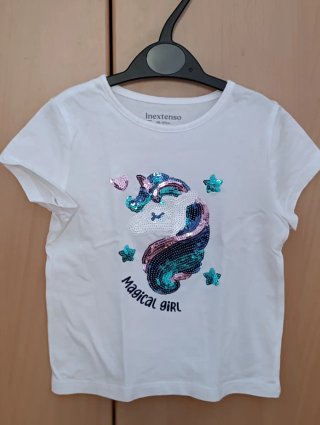 Camiseta Unicornio Lentejuelas Magical Girl
