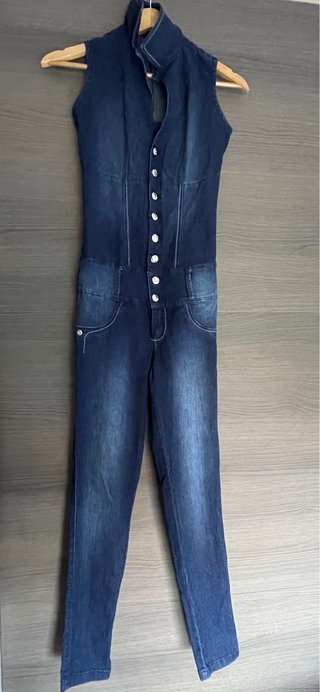 Enterizo Denim Azul