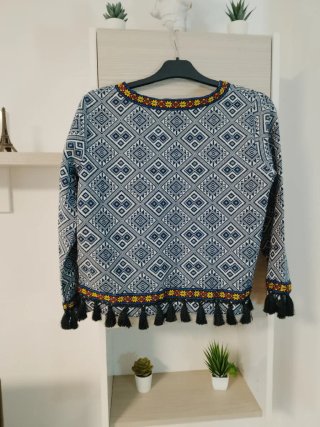 Chaqueta Étnica Boho Vangull Talla M