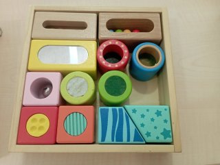 Bloques sensoriales de madera