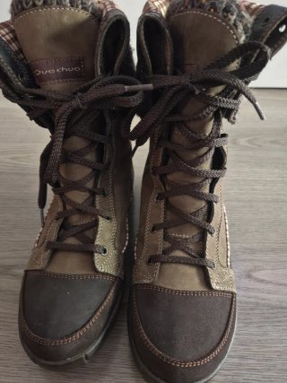 Botas de Nieve Quechua Marrones