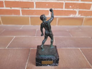 Escultura de Bronce Hondero / Atleta Clásico