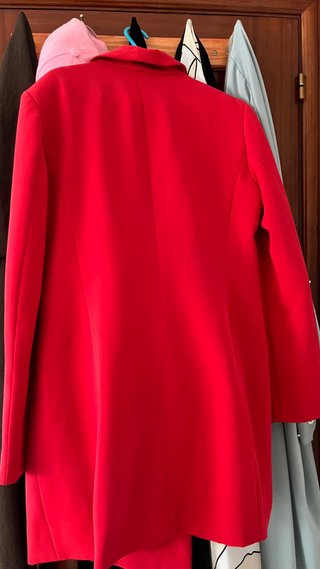 Blazer Stradivarius Rojo Talla L