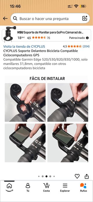 Soporte gps bici CYCPLUS Z1