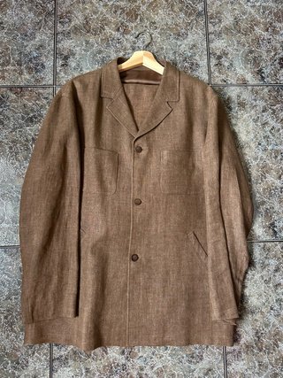 Traje Marrón Lino XL Caramelo Natural