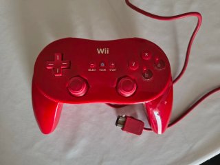 Mando Pro Controller Wii Rojo