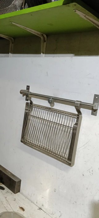 escurridor de plátos acero inox para colgar