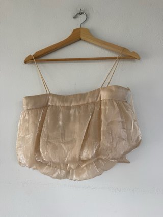 Top con lazo Zara