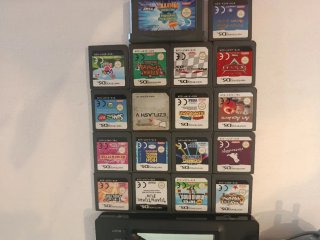 Nintendo DS Lite Negra + 18 Juegos
