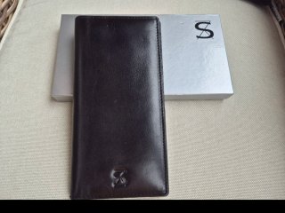 Cartera Larga de Piel Italiana