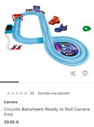 Circuito Batwheels Carrera First Scalextric