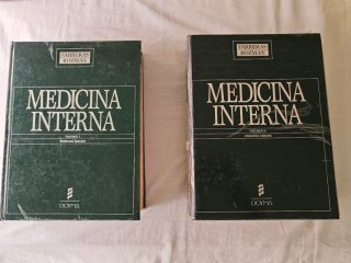 Libros antiguos medicina interna farreras 1 y 2