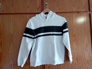 Sudadera blanca mujer talla S