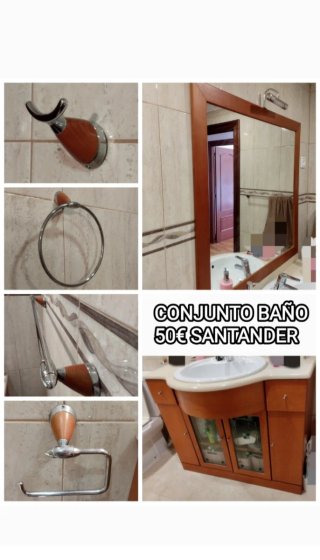 Conjunto mueble baño
